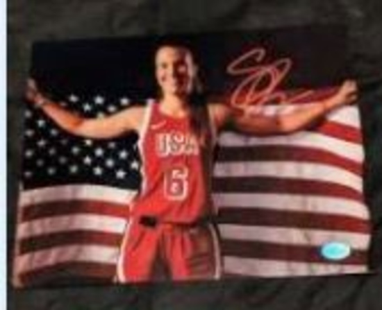 Sabrina Ionescu autographed 8x10 photo with coa