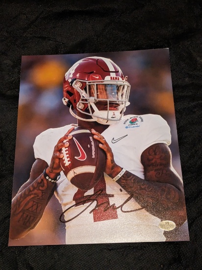 Jalen Milroe Autographed 8x10 Photo with coa