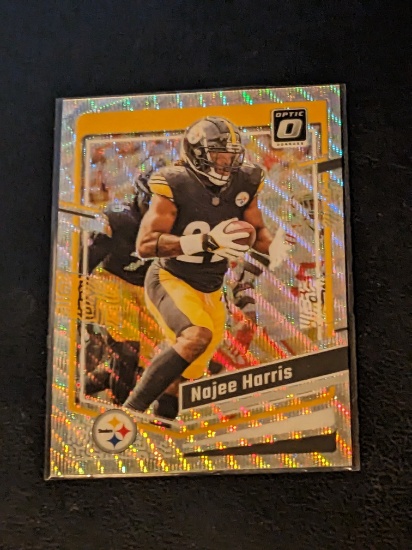 Najee Harris 278/300 2023 Donruss Optic Wave insert