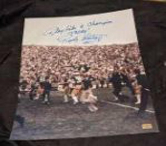 Rudy Ruettiger Signed 16x20 Photo with coa