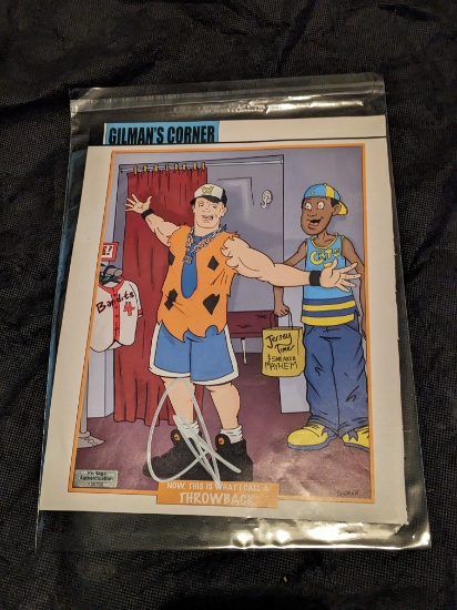 John Cena Signed Magazine Page with coa