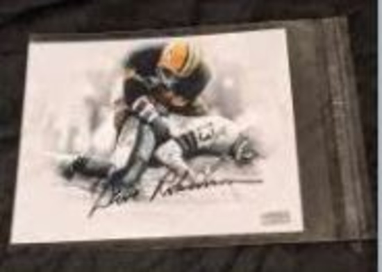 Dave Robinson Auto Signed 8x10 Photo with coa