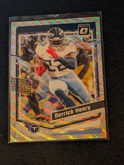 Derrick Henry 082/300 2023 Donruss Optic Wave insert