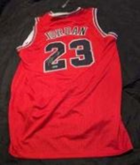 Michael Jordan autographed jersey with coa
