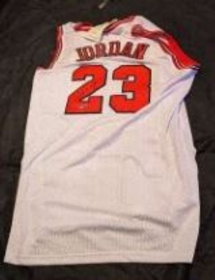 Michael Jordan autographed jersey with coa