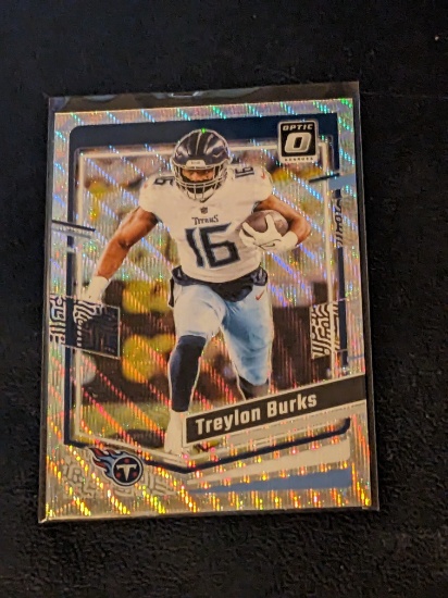 Treylan Burks 116/300 2023 Donruss Optic Wave insert