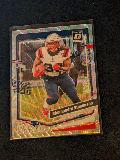 Rhamondre Stevenson 211/300 2023 Donruss Optic Wave insert