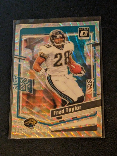 Fred Taylor 121/300 2023 Donruss Optic Wave insert