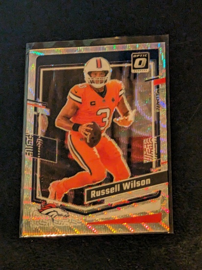 Russell Wilson 231/300 2023 Donruss Optic Wave insert