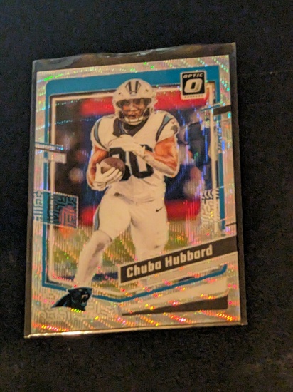 Chuba Hubbard 007/300 2023 Donruss Optic Wave insert