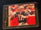 Tom Brady autographed card w/coa