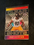 2021 Panini Illusions James Harrison Green Clear Shots Steelers CS-15