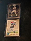 x2 NFL WR lot includes parris campbell insert canvas Rated Rookie and van jefferson RC/Rookie