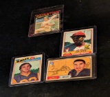 Off card Grade Lot with Reggie Jackson 1971 Topps /jim rice 1976/Jim neilson/John Cappelletti