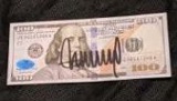 Donald Trump Autographed Movie Play Money with coa