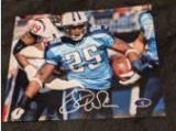 Lendale White autographed 8x10 photo with coa sticker