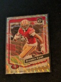 Brandon Aiyuk 052/300 2023 Donruss Optic Wave insert