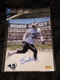 Eric Weddle Auto 8x10 Photo with coa