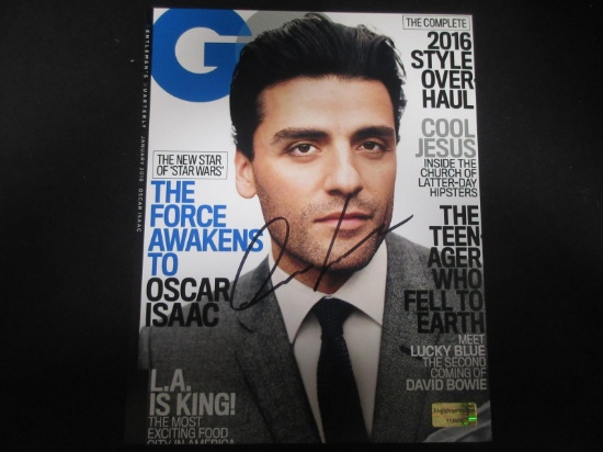 Oscar Isaac Signed 8x10 Photo EUA COA