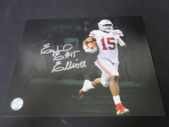 Ezekiel Elliott Signed OSU 8x10 Photo W/Coa