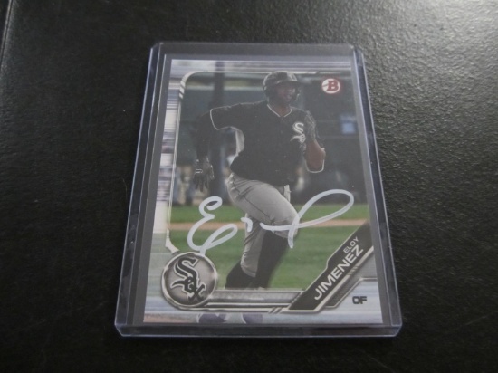 Eloy Jimenez Signed Trading Card FSG COA