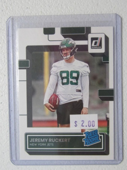 2022 DONRUSS JEREMY RUCKERT RC JETS