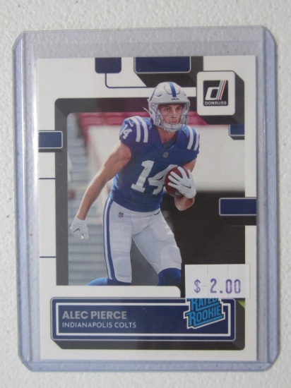 2022 DONRUSS ALEC PIERCE RC COLTS