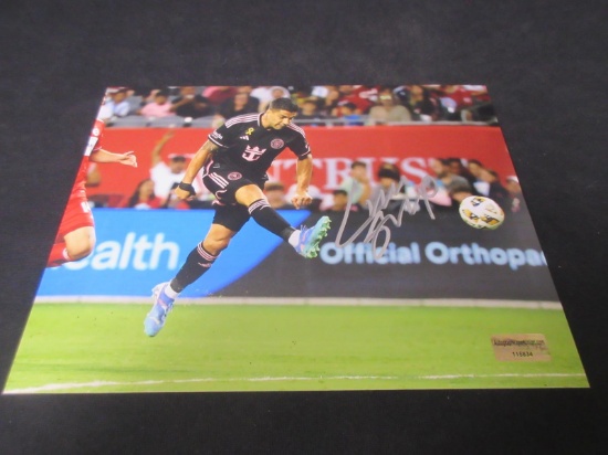 Luis Suarez Signed Soccer 8x10 Photo W/Coa