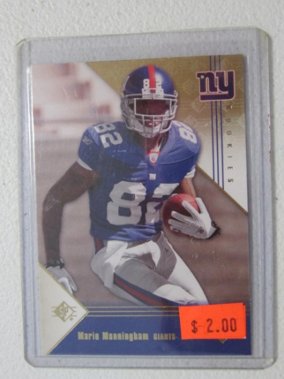 2008 SP ROOKIE EDITION MARIO MANNINGHAM RC