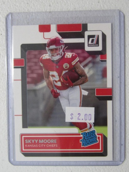 2022 DONRUSS SKYY MOORE RC CHIEFS