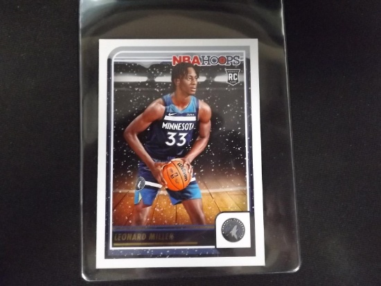 2023-24 HOOPS LEONARD MILLER ROOKIE CARD