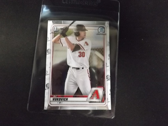 2020 BOWMAN CHROME AJ VUKOVICH 1ST RC