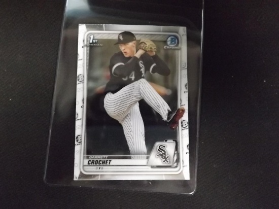 2020 BOWMAN CHROME GARRETT CROCHET 1ST RC