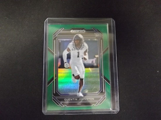 2023 PANINI PRIZM QUENTIN JOHNSTON GREEN RC
