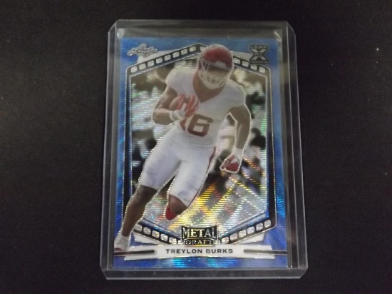 2022 LEAF DRAFT TREYLON BURKS BLUE WAVE RC