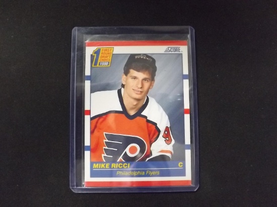 1990-91 SCORE MIKE RICCI ROOKIE CARD FLYERS