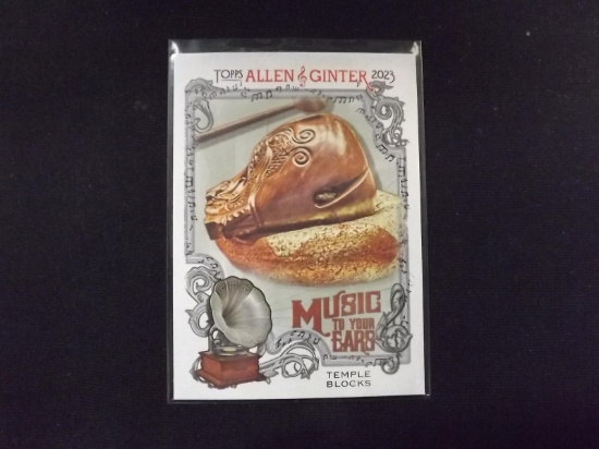 2023 ALLEN GINTER TEMPLE BLOCKS MUSIC TO EARS