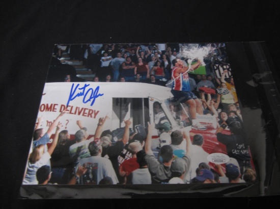 WWE KURT ANGLE SIGNED 8X10 PHOTO JSA COA