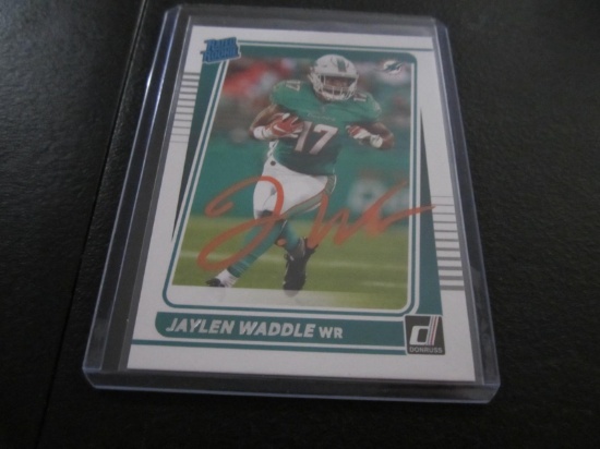 Waddle Signed Trading Card RC FSG COA