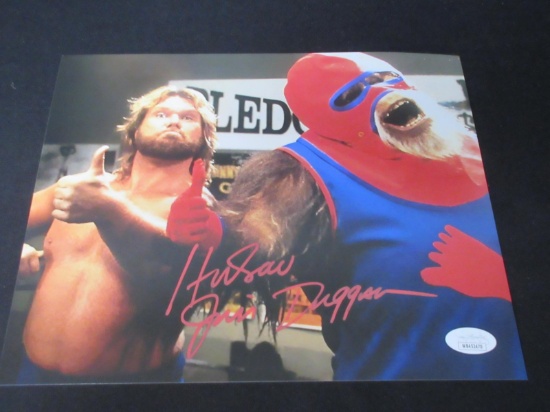Hacksaw Jim Duggan Signed 8x10 Photo JSA