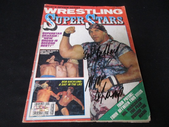 Bob Backlund Signed Wrestling Magazine COA