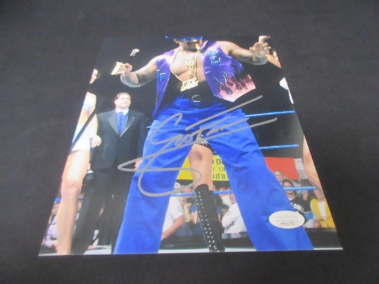 THE GODFATHER WWF SIGNED 8X10 PHOTO JSA COA