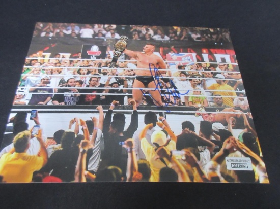 AUTHENTIC GUNTHER SIGNED 8X10 PHOTO WWE COA