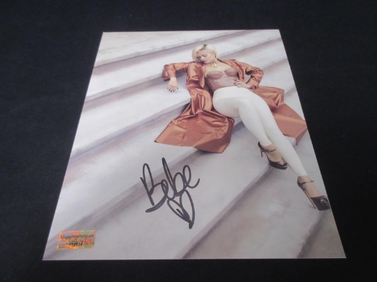 AUTHENTIC BEBE SIGNED 8X10 PHOTO AEU COA
