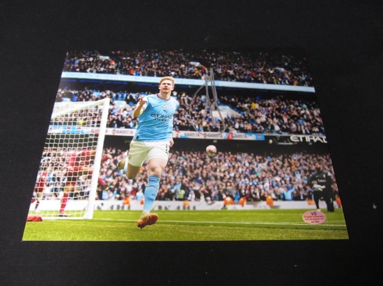 Kevin DeBruyne Signed 8x10 Photo VSA COA