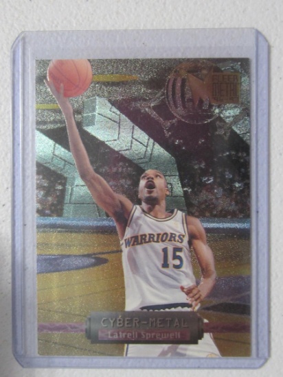 1996-97 FLEER METAL LATRELL SPREWELL CYBER-METAL