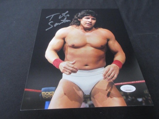 TITO SANTANA SIGNED 8X10 PHOTO WITH JSA COA