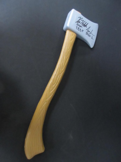 KANE HODDER ARI LEHMAN SIGNED AXE COA