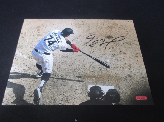 ELOY JIMENEZ SIGNED 8X10 PHOTO WHITE SOX COA