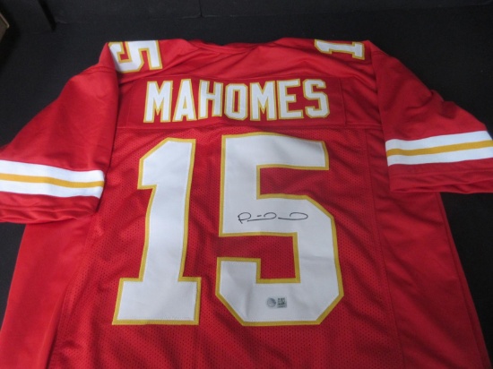CHIEFS PATRICK MAHOMES SIGNED JERSEY COA